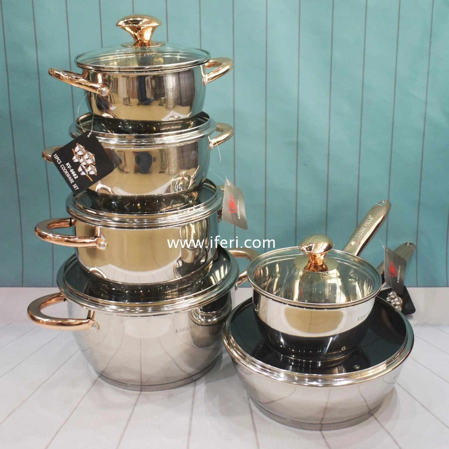 Gazi Non-Stick Cookware Set - SF 2203-6C - Image 4